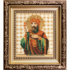 Набор для вышивания бисером "Икона святого равноапостольного царя Константина"